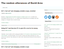 Tablet Screenshot of davidarno.org